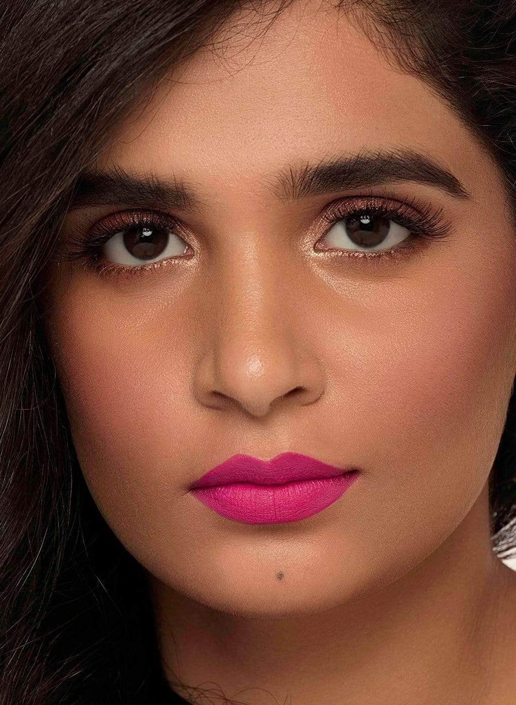 SUGAR Cosmetics Matte As Hell Crayon Lipstick: 30 Lillian Rose (Magenta)