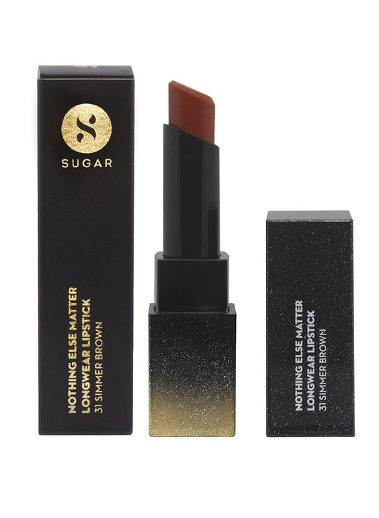 SUGAR Nothing Else Matter Lipstick: 31 Simmer Brown