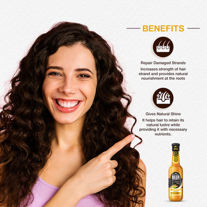 Park Avenue Damage Free Hair Beer Shampoo: 350 ml
