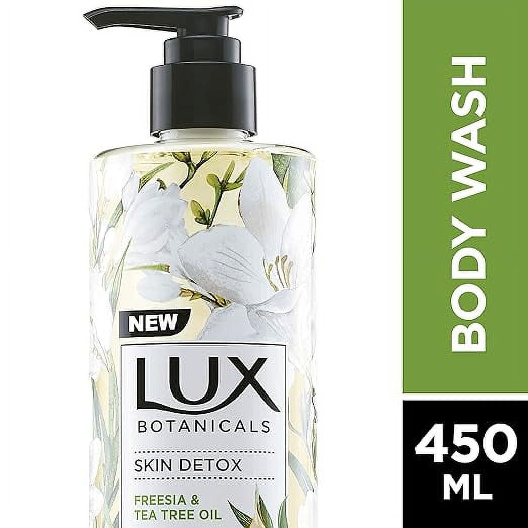 Lux Botanicals Skin Detox BodyWash with Freesia & Tea Tree Oil Extracts for Women 450 ml
