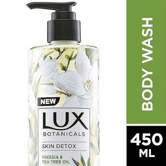Lux Botanicals Skin Detox BodyWash with Freesia & Tea Tree Oil Extracts for Women 450 ml