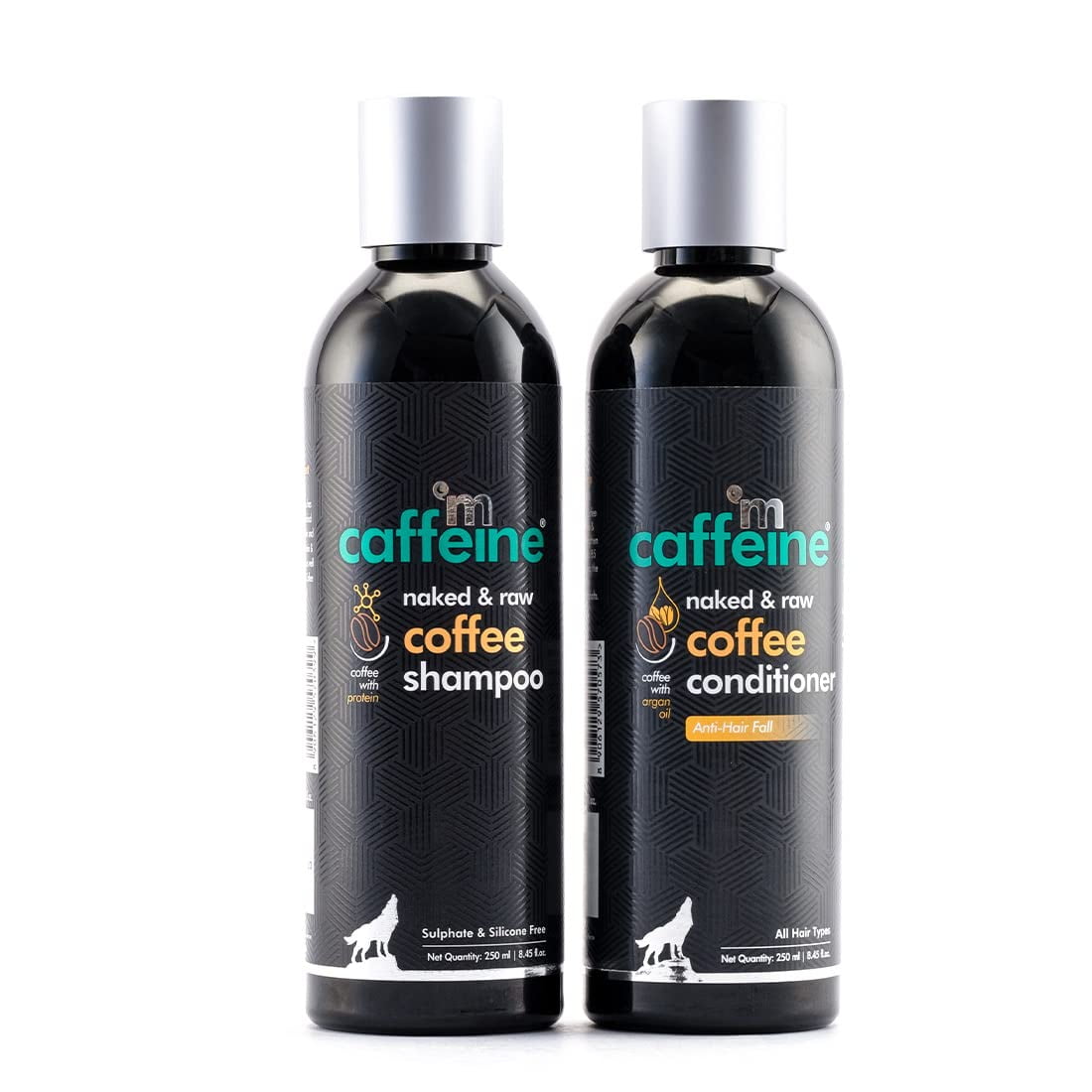 mCaffeine Coffee Shampoo & Conditioner Duo for Hair Fall Control & Nourishment Redensyl &