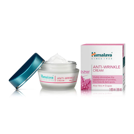 Himalaya Anti-Wrinkle Cream For Reducing Wrinkles, Fine Lines And Dark Spots, Moisturizes