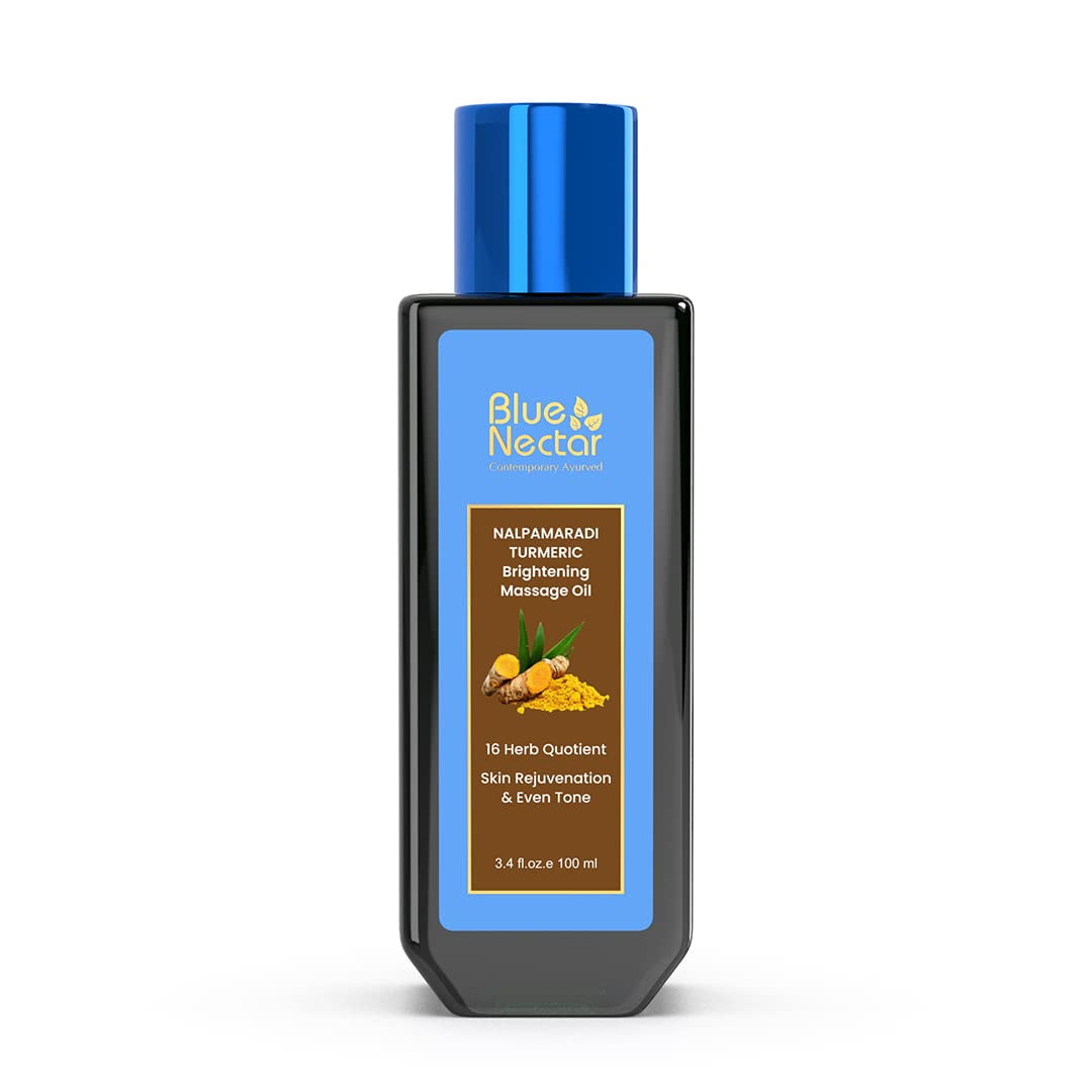 Blue Nectar Nalpamaradi Thailam Skin Brightening Treatment Oil | 100% Natural BodyOil and