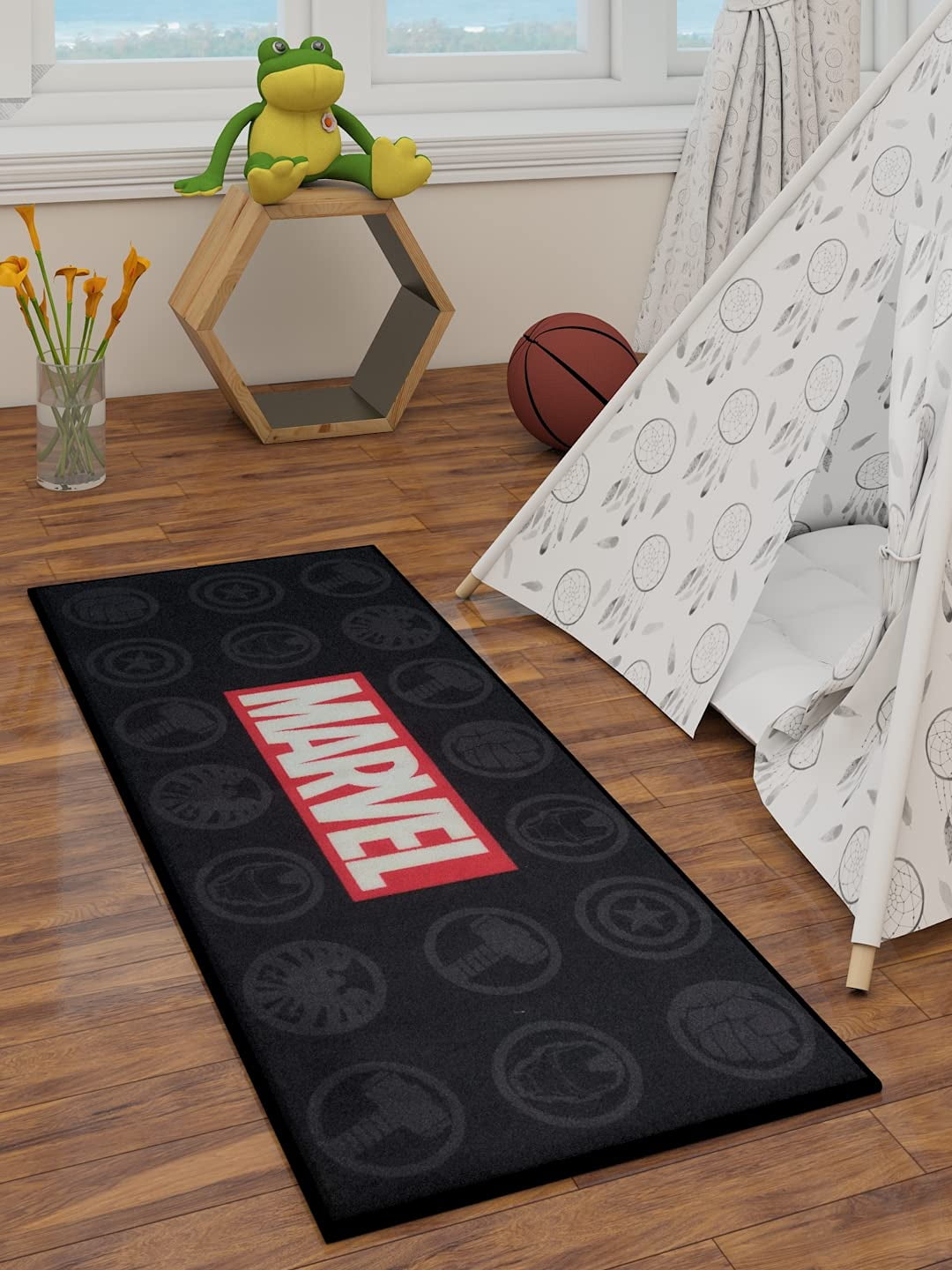 Athom Living Kids Marvel Runner Carpet 2Ft X 4.5Ft (R3) (M1)