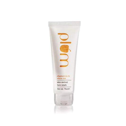 Plum Chamomile White Tea Revival FaceWash | Mild Cleansing for Instant Glow | For Normal,