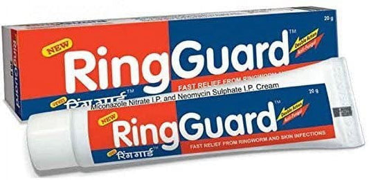 Ring Guard Ringworm Cream,Athlete Foot,Fungal-backterial Skin Infection,Eczema RING Guard