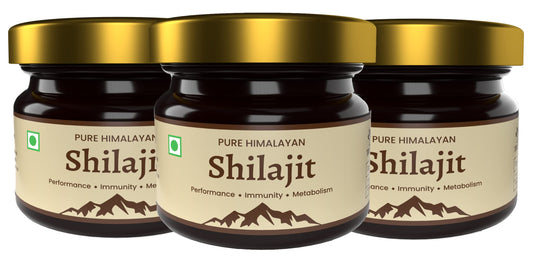 Trivang Pure Original Himalayan Shilajit/Shilajeet Resin 20G Pack Of 3 100% Natural Resin
