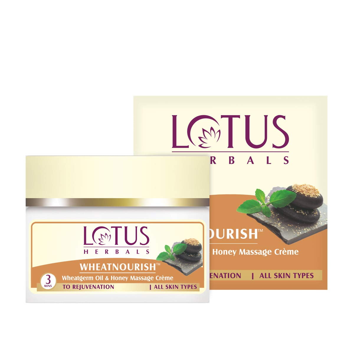 Lotus Herbals Wheatgerm Oil & Honey Nourishment Massage Cream 50g