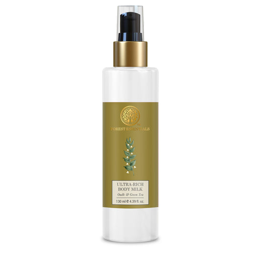 Forest Essentials Ultra-Rich Body Milk Oudh & Green Tea | Natural Moisturizing BodyLotion