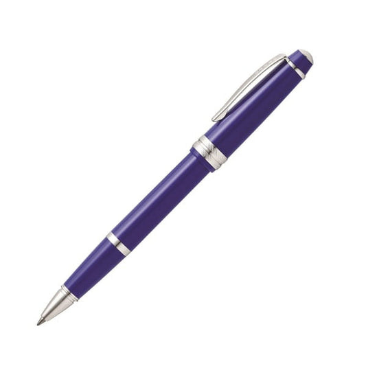Cross® Bailey Light Rollerball Pen, Fine Point, 0.5 mm, Blue Barrel, Black Ink