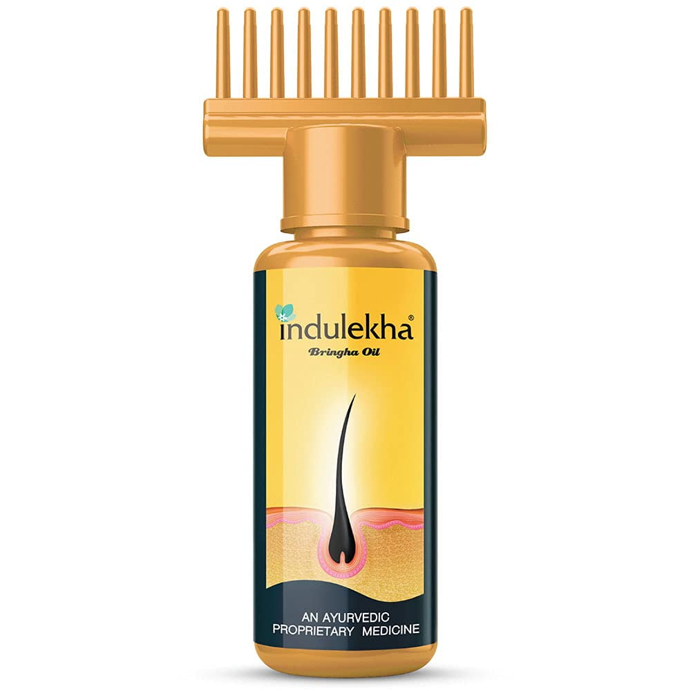 Indulekha Bringha Ayurvedic HairOil 50 ml, Hair Fall Control and Hair Growth with Bringhar