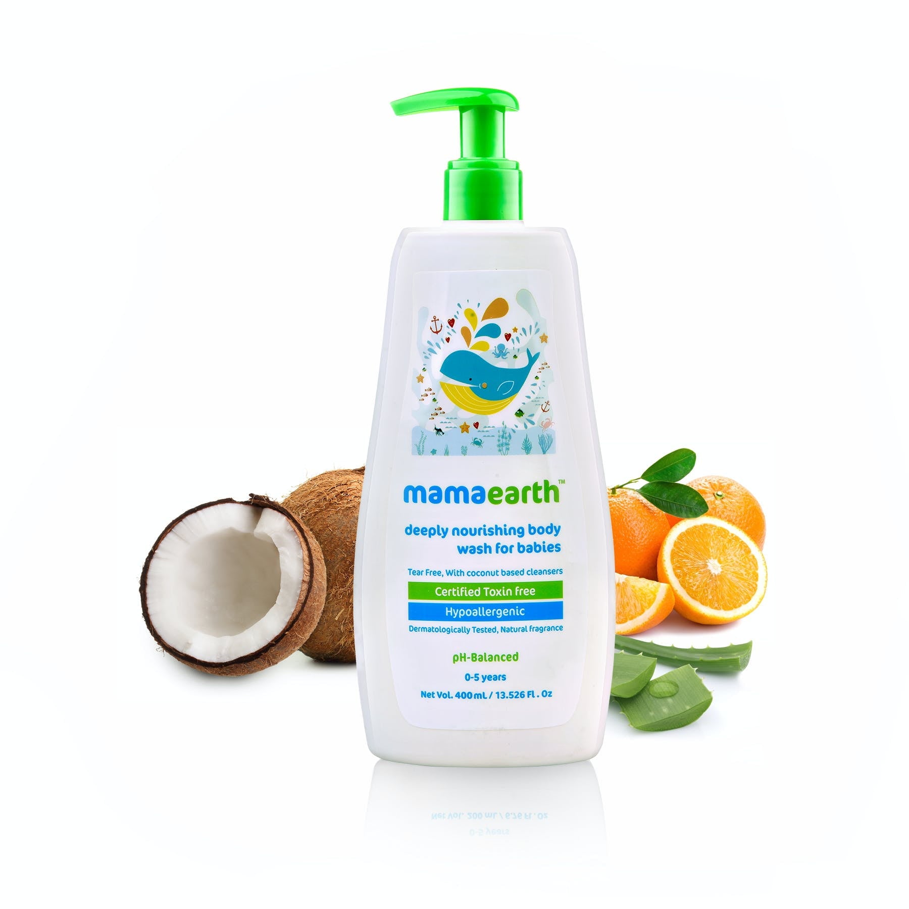 Mamaearth Deeply Nourishing BodyWash For Babies - 400 ml