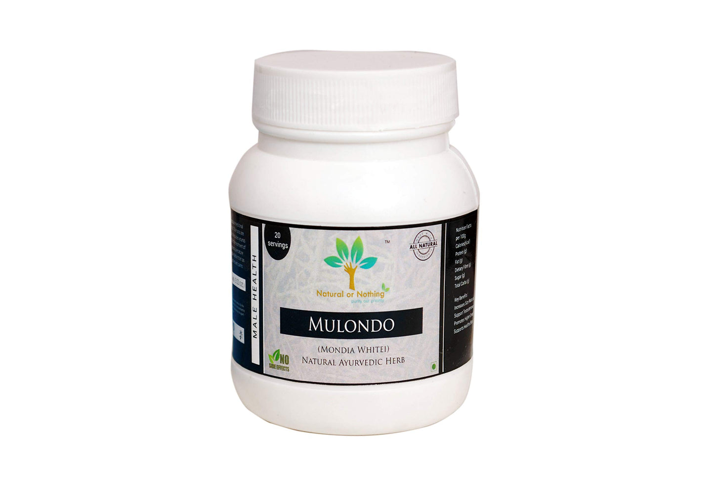 Natural or Nothing Mulondo Mondia Whitei Root Powder 100 Grams
