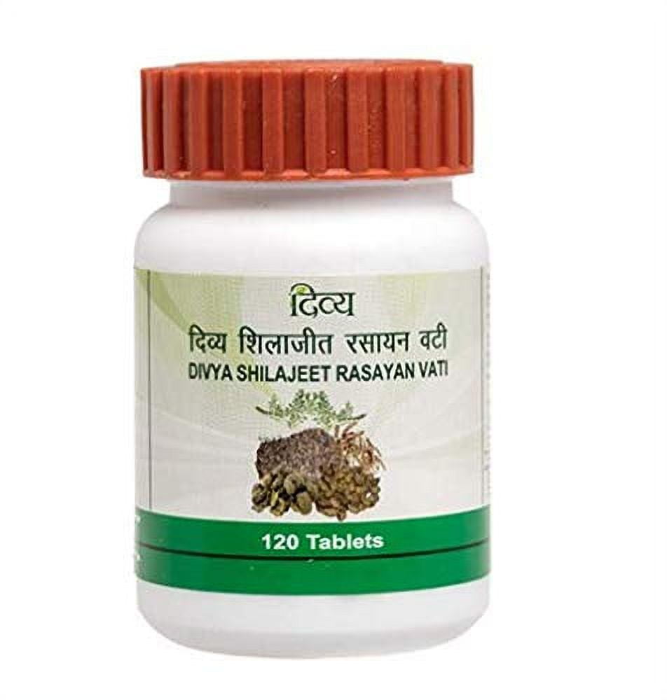 Patanjali Divya Shilajeet Rasayan Vati - 120 Tablets (Pack of 2) - by Exportmart