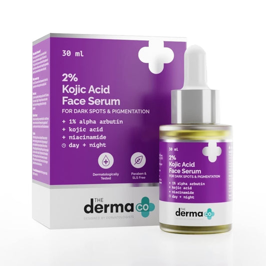 The Derma Co 2% Kojic Acid Brightening FaceSerum, 30ml