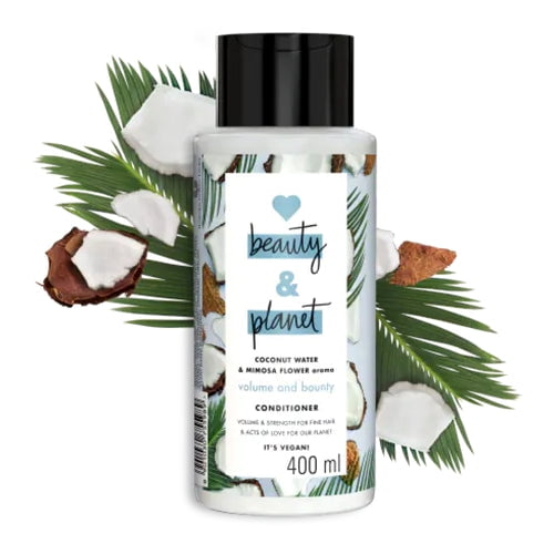 Love Beauty and Planet Coconut Water & Mimosa Flower Paraben Free Volume and Bounty Condit