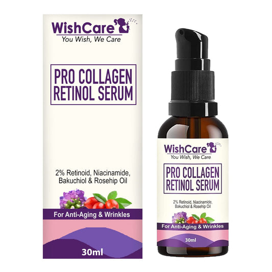 WishCare Pro Collagen Retinol Serum - For Anti-Aging, Skin Firming & Plumping Skin - With