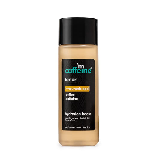 Mcaffeine Coffee Toner With Hyaluronic Acid For 24H Hydration & Oil Control | Pore Tighten