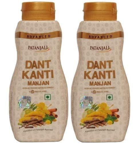 Patanjali Advance Dant Kanti Manjan, 100g (Pack of 2)
