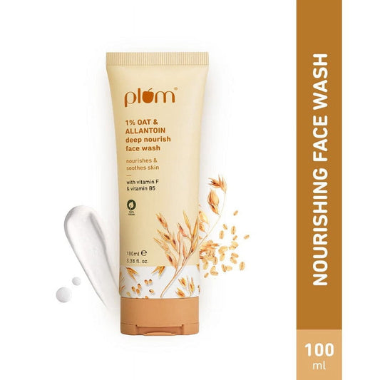 Plum Goodness Oat Allantoin Deep Nourish FaceWash - 100 ml