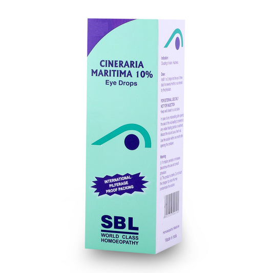 SBL Cineraria Maritima 10% Eye Drop (Pack of 3 of 10ml)