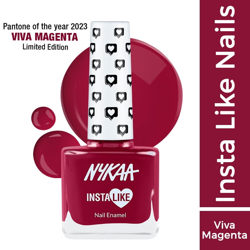 Nykaa Cosmetics Nail Enamel Viva Magenta Bold 309