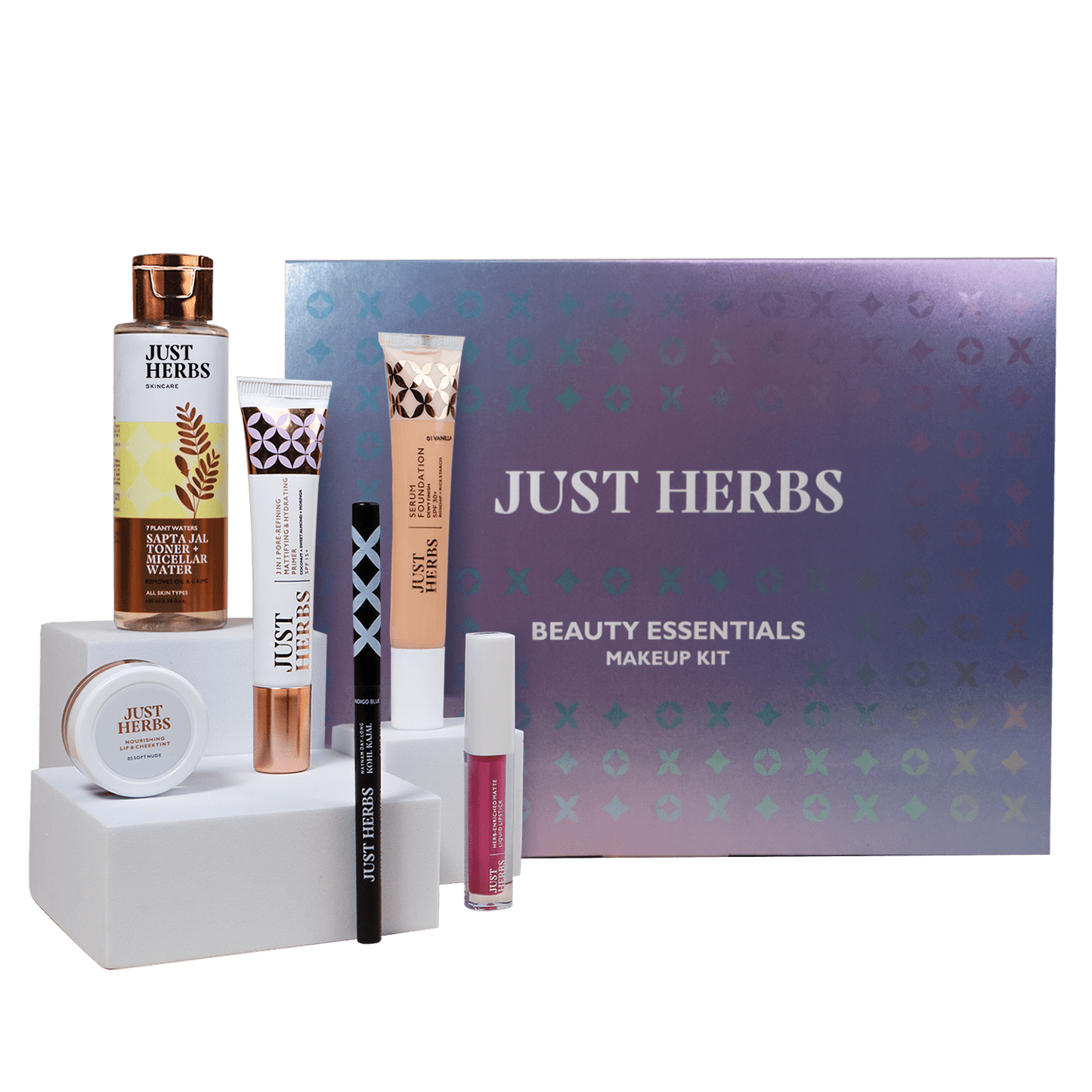 Just Herbs Beauty Essentials Makeup Kit - 100gms