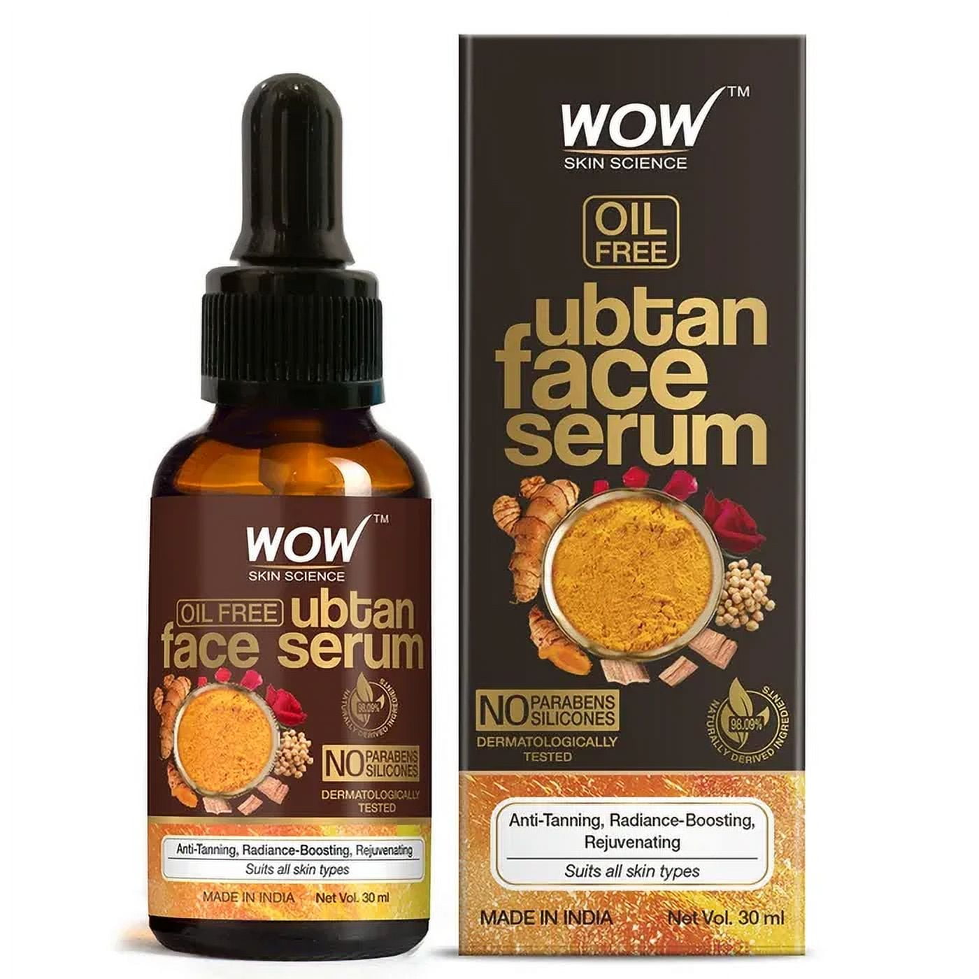 Wow Skin Science Ubtan FaceSerum, 30ml