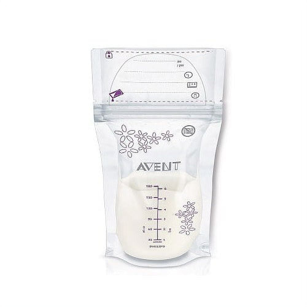 Philips Avent 6-Ounce Breast Milk Storage Bags, 25-Count, BPA-Free