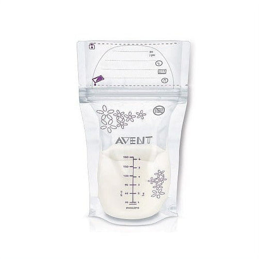 Philips Avent 6-Ounce Breast Milk Storage Bags, 25-Count, BPA-Free