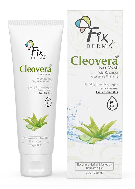 Fixderma Cleovera, Aloe Vera FaceWash with Vitamin E | Aloe Vera Gel for Face | FaceWash &