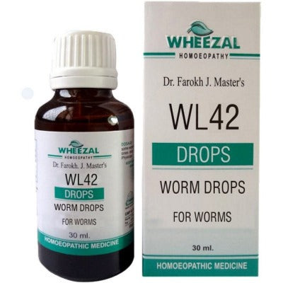 WL Drops No. 42 Worm Drops: 30ml, Wheezal