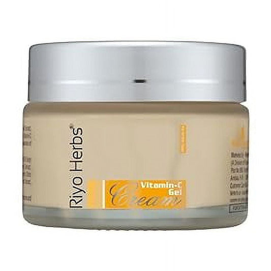 Riyo Herbs Vitamin-C Gel Moisturizer With Vit-E, Rosehip Oil & Lemon Peel Extracts For Fig