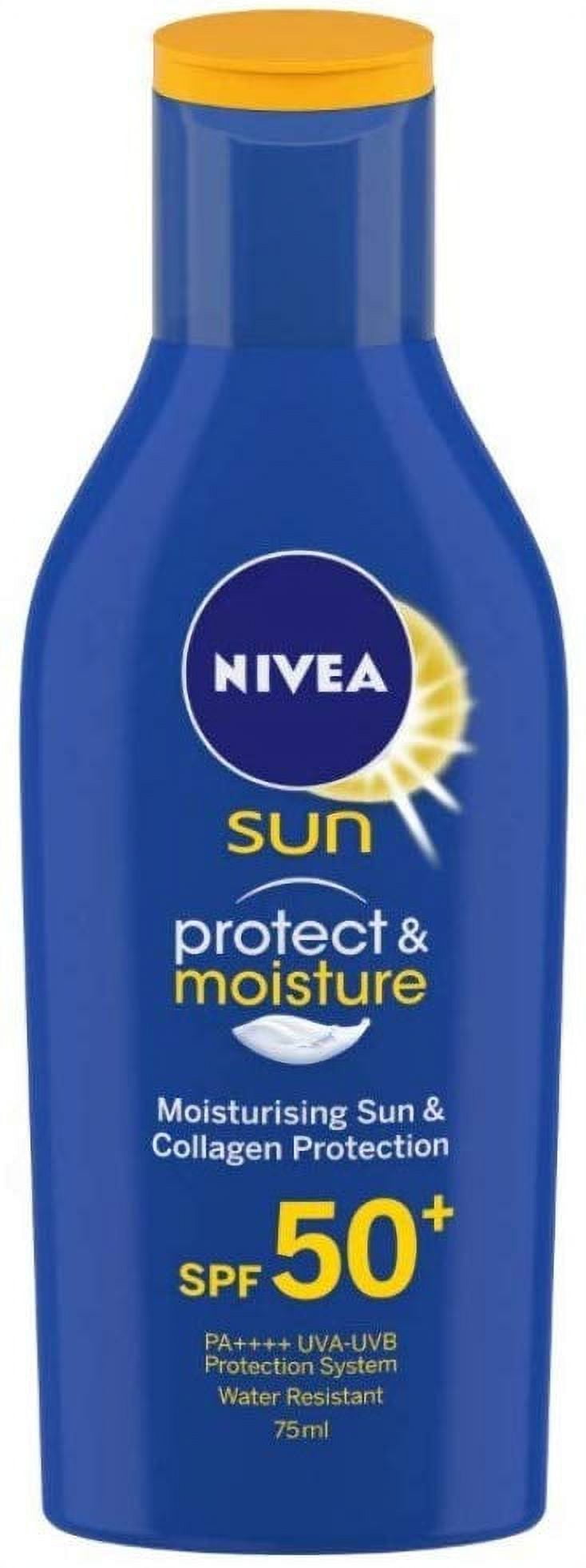 NIVEA SUN Protect and Moisture 75ml SPF 50 Sunscreen| For Men & Women