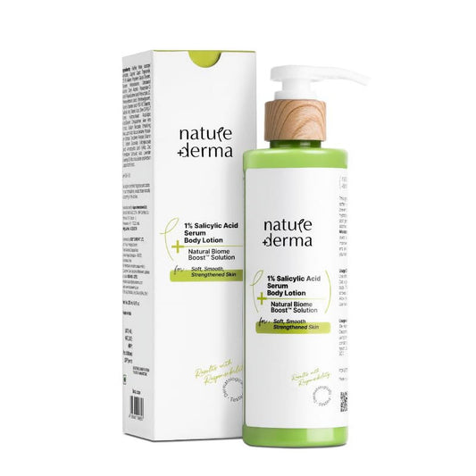 Nature Derma 1% Salicylic Acid Serum BodyLotion 7X Moisture 200 ml