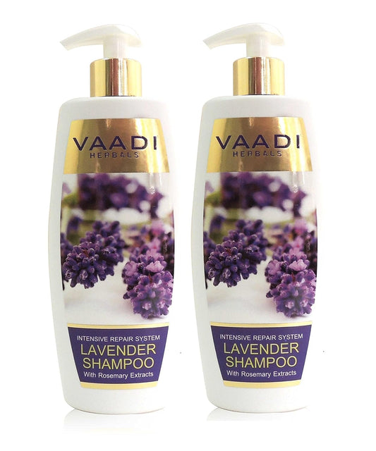 Vaadi Herbals Lavender with Rosemary Extract Shampoo - Intensive Repair Shampoo - ALL