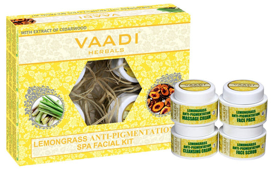Vaadi Herbals Lemongrass & Cedarwood Spa Facial Kit 1