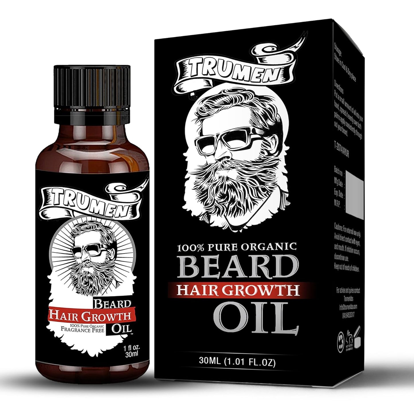 TruMen Beard Growth Oil - 30 ml …