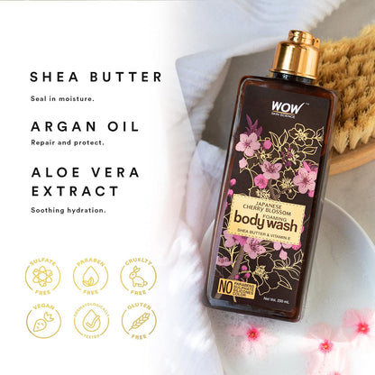 WOW Japanese Cherry Blossom Body Wash: 250 ml