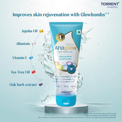 Ahaglow FaceWash 50GM