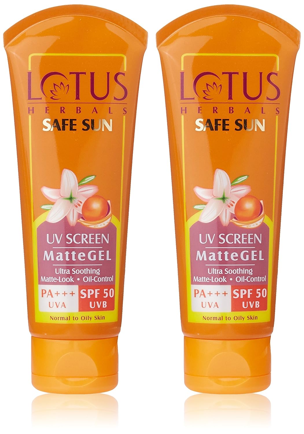Lotus Herbals Safe Sun UV Screen Matte Gel: 100g, Pack of