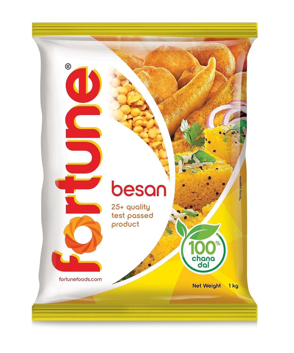 Fortune 100% Chana Dal Besan,1 kg