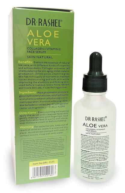 Dr Rashel Aloe Vera Collagen + Vitamin E Face Serum: 1.69 oz