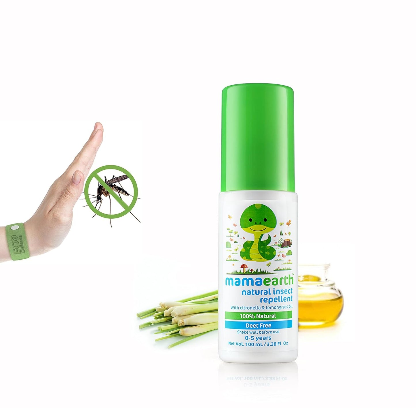 Mamaearth Natural Insect Repellent: For Babies, 100 ml