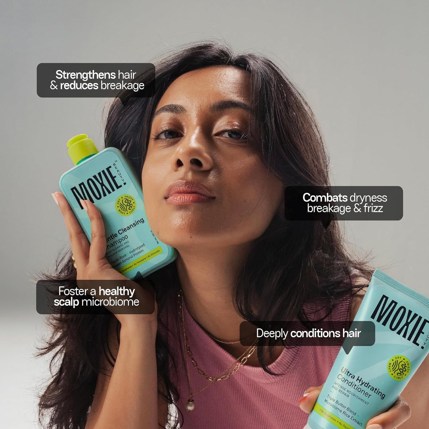Moxie Beauty Shampoo 200ml & Conditioner 175ml Duo | Paraben & Sulfate Free
