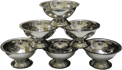 iKonbi Ice Cream Cups/Soup Bowls with Heavy Gauge Ice Cream Scoop Set of 6