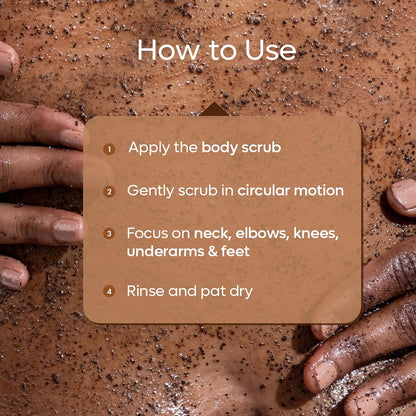 mCaffeine Coffee Body Scrub: Tan Removal, 100 g