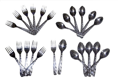 iKonbi 24 pcs Elegant Stainless Steel Cutlery