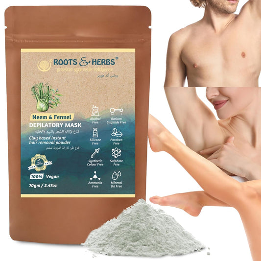 Neem & Fennel Hair Removal Mask, 2.47
